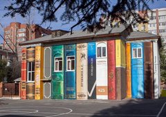 Город Тюмень. Дом - книжная полка.